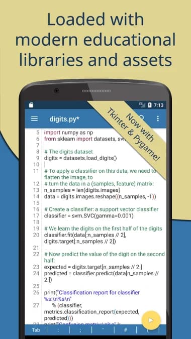 Pydroid 3 - IDE for Python 3 — لقطة شاشة 5