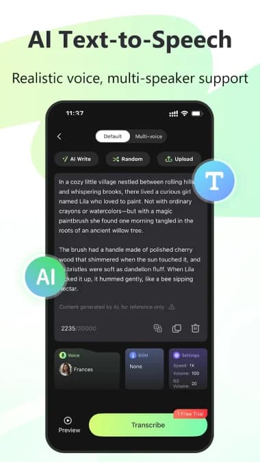 RecCloud - AI Speech to Text — لقطة شاشة 2