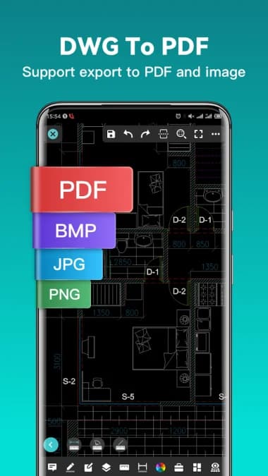 DWG FastView - CAD Viewer & Editor — لقطة شاشة 3