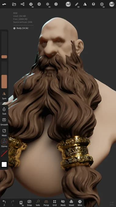 Nomad Sculpt — لقطة شاشة 1