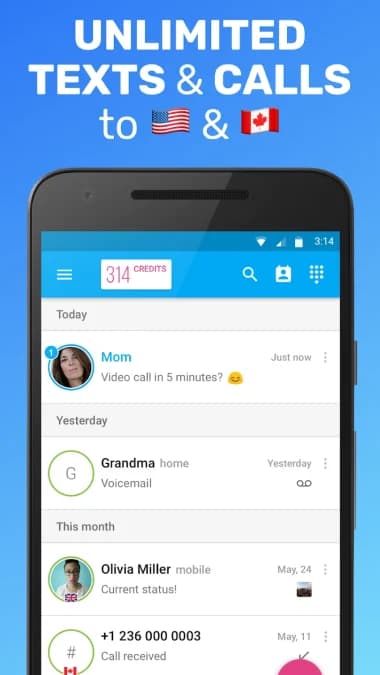 Text Me: Second Phone Number — لقطة شاشة 6