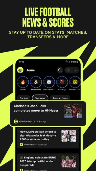 OneFootball — لقطة شاشة 11