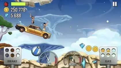 Hill Climb Racing مهكره — لقطة شاشة 3