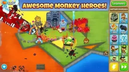 Bloons TD 6 مهكرة — لقطة شاشة 1