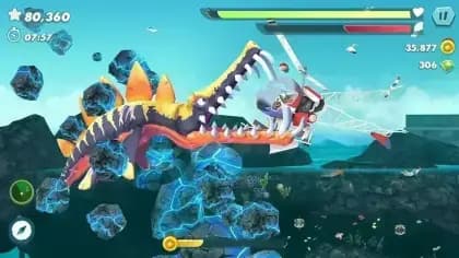 Hungry Shark Evolution مهكر — لقطة شاشة 6