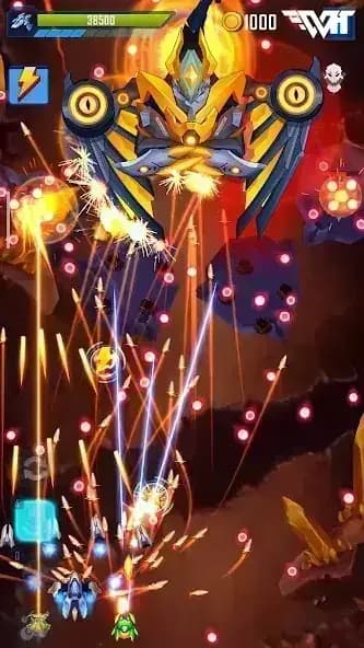WindWings: Galaxy attack Pro مهكره — لقطة شاشة 2