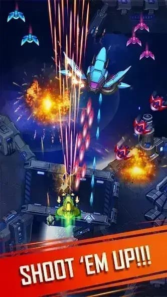 WindWings: Galaxy attack Pro مهكره — لقطة شاشة 3