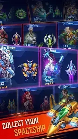 WindWings: Galaxy attack Pro مهكره — لقطة شاشة 4
