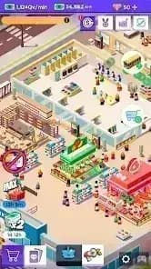 Idle Supermarket Tycoon — لقطة شاشة 1