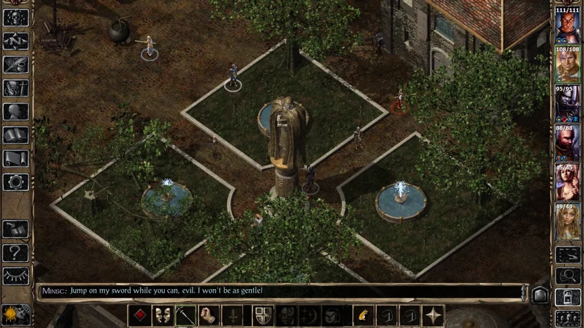 Baldur's Gate II — لقطة شاشة 1