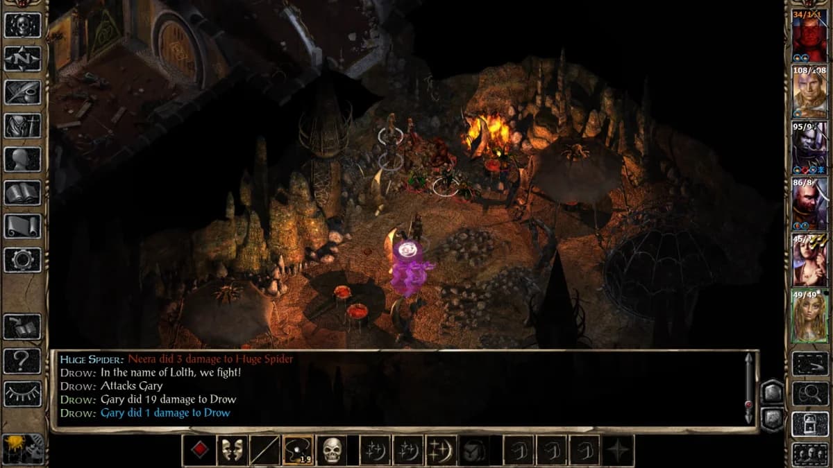 Baldur's Gate II — لقطة شاشة 2