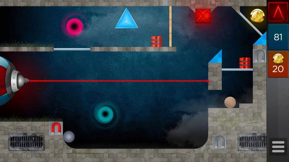 LASERBREAK - Physics Puzzle — لقطة شاشة 1