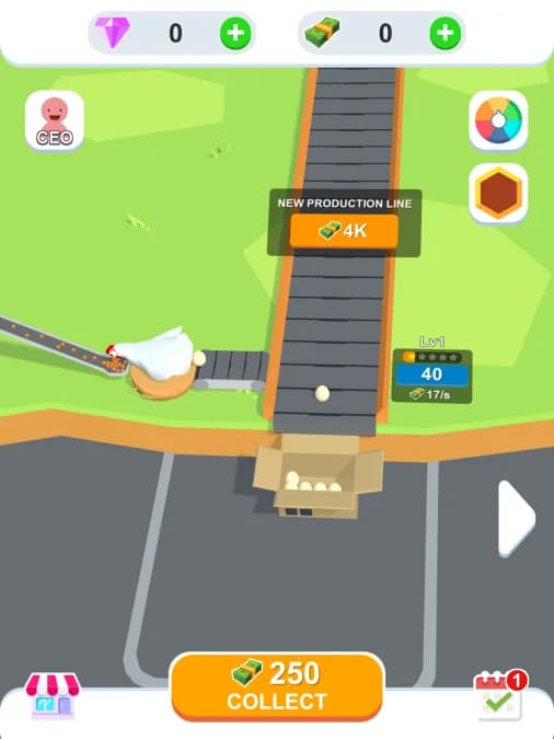 Idle Egg Factory — لقطة شاشة 1