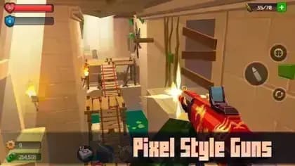 Pixel Gun Zombie مهكرة — لقطة شاشة 3