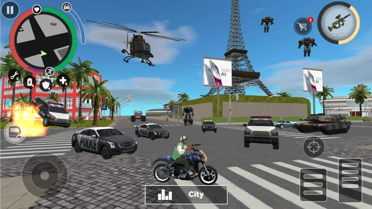 Vegas Crime Simulator 2 — لقطة شاشة 1
