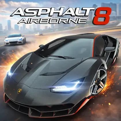 Asphalt 8 Airborne مهكرة
