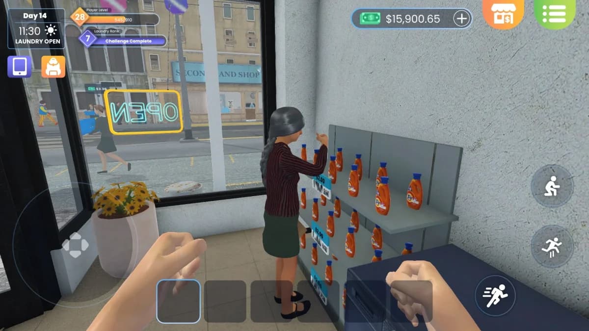Laundry Store Simulator — لقطة شاشة 2