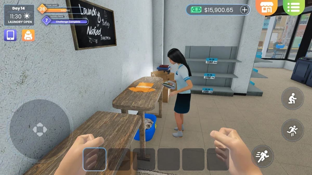 Laundry Store Simulator — لقطة شاشة 4