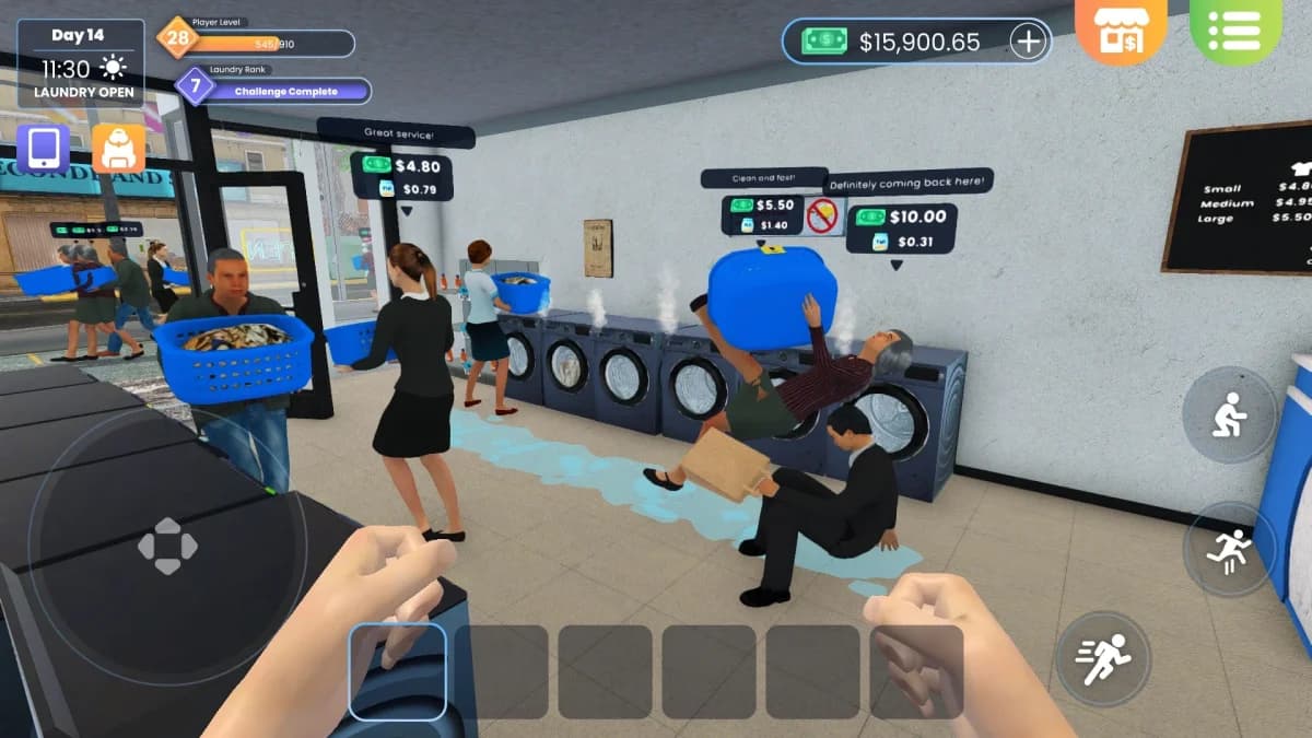 Laundry Store Simulator — لقطة شاشة 3