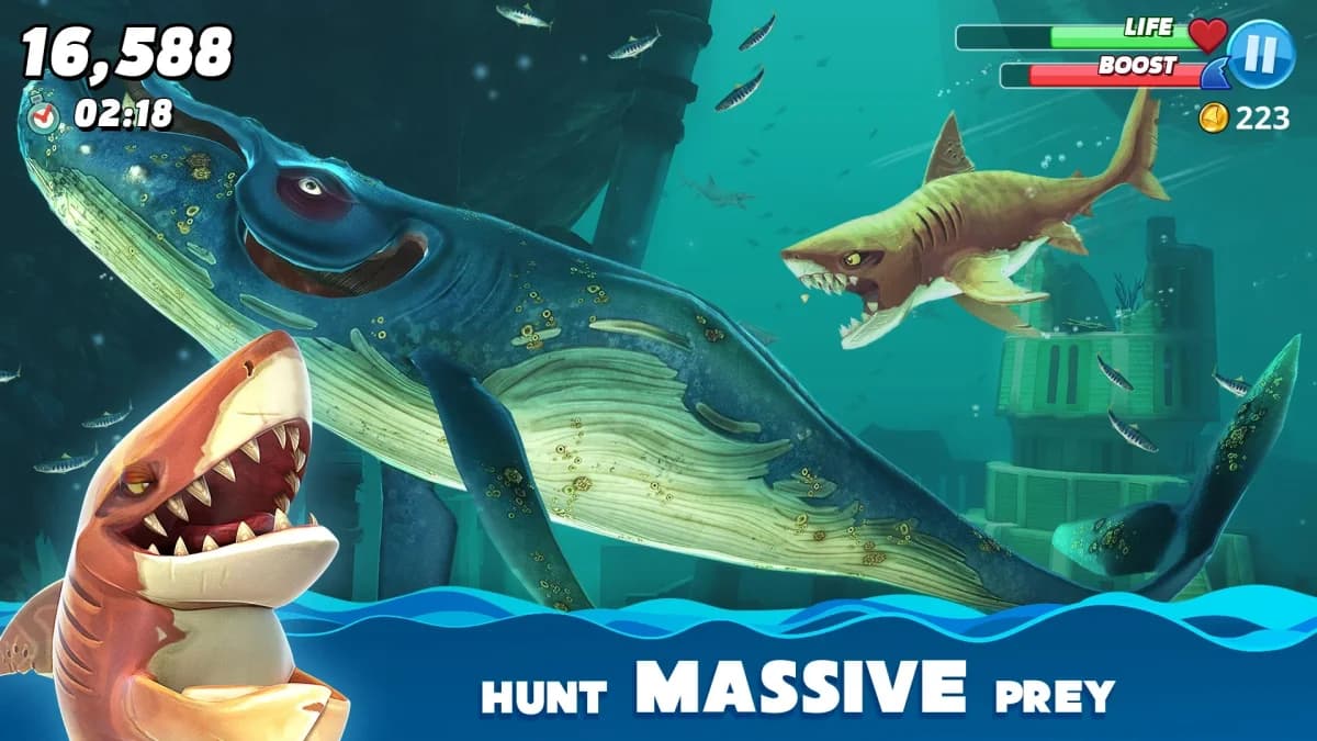 Hungry Shark World — لقطة شاشة 2