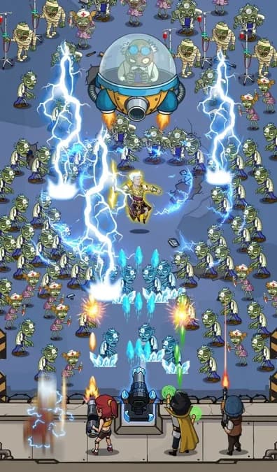 Zombie War Idle Defense — لقطة شاشة 1