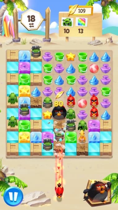 Angry Birds Match 3 — لقطة شاشة 2