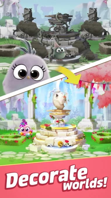 Angry Birds Match 3 — لقطة شاشة 3