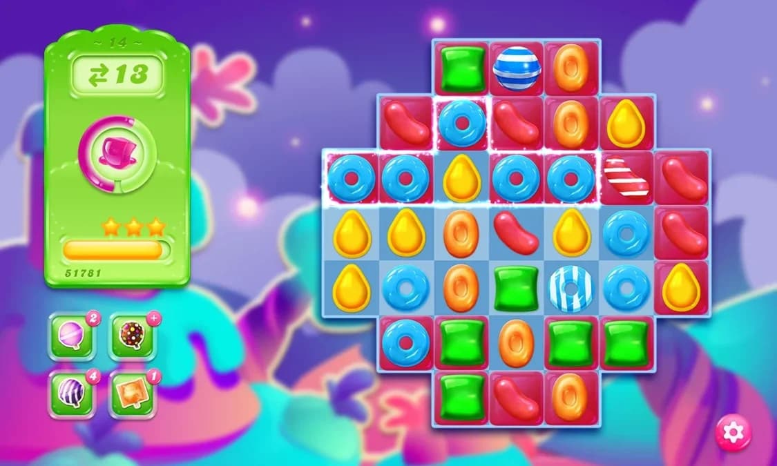 Candy Crush Jelly Saga — لقطة شاشة 1