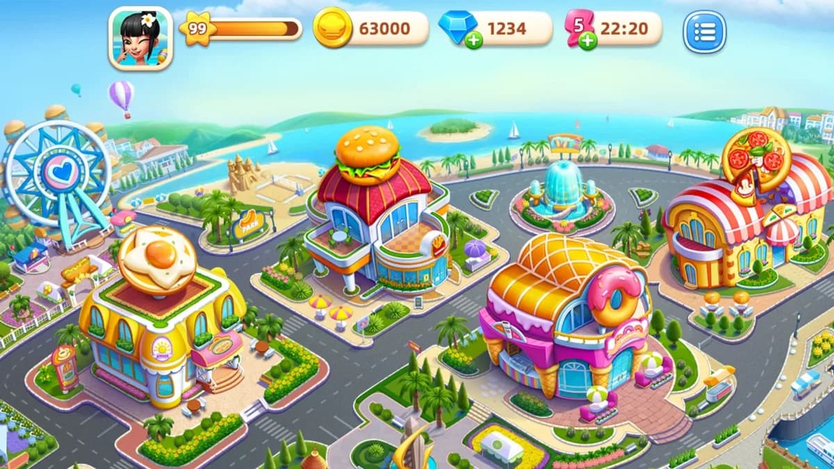 Cooking City — لقطة شاشة 1