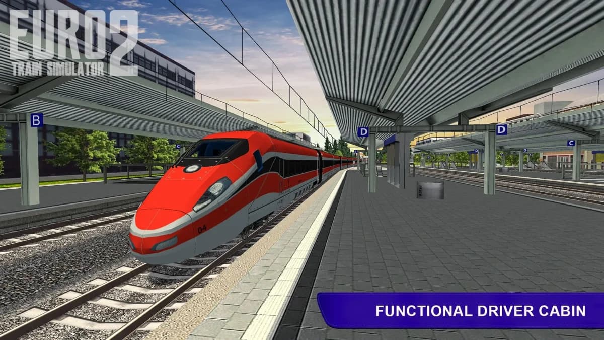 Euro Train Simulator 2 — لقطة شاشة 2