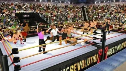 Wrestling Revolution 3D — لقطة شاشة 3