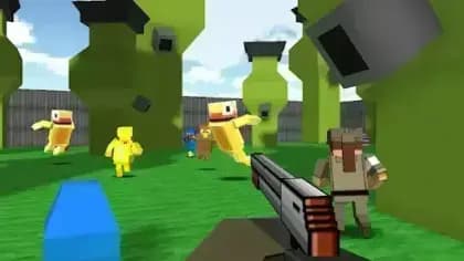 Pixel Z Gunner 3D — لقطة شاشة 2