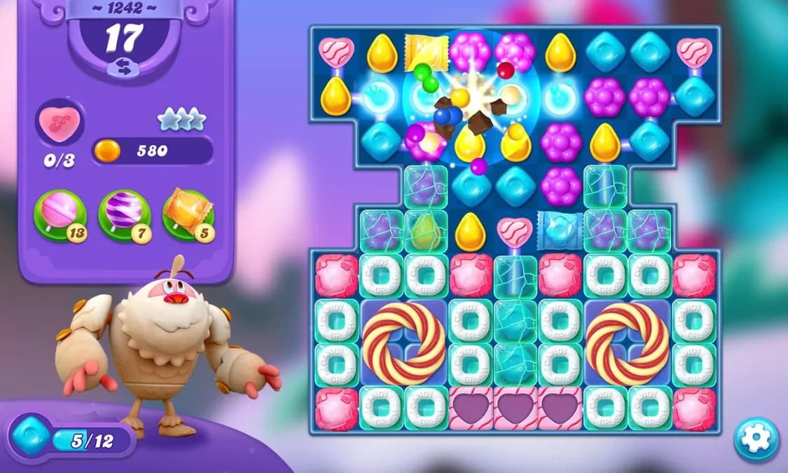 Candy Crush Friends Saga — لقطة شاشة 1