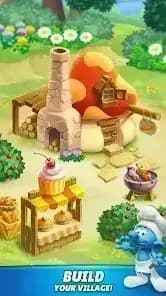Smurfs Magic Match — لقطة شاشة 1