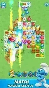 Smurfs Magic Match — لقطة شاشة 6