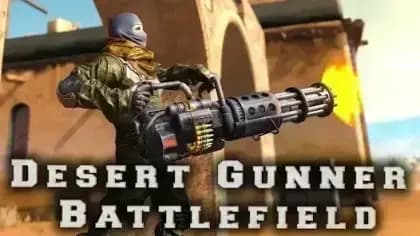 Desert Gunner Machine Gun — لقطة شاشة 1