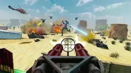 Desert Gunner Machine Gun — لقطة شاشة 4