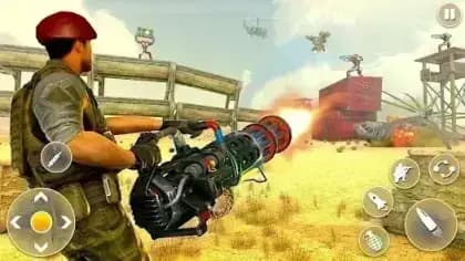 Desert Gunner Machine Gun — لقطة شاشة 3