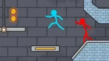 Red and Blue Stickman — لقطة شاشة 1
