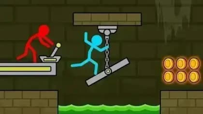 Red and Blue Stickman — لقطة شاشة 6