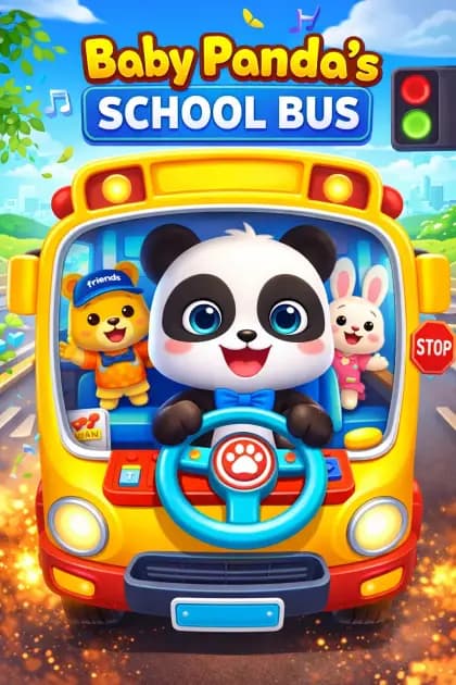 Baby Panda’s School Bus