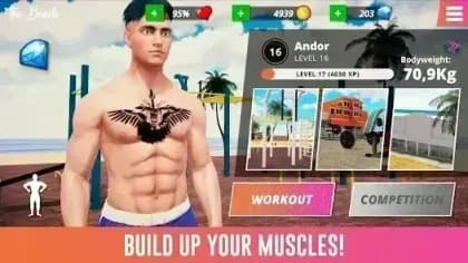 Iron Muscle IV GYM Simulator — لقطة شاشة 3