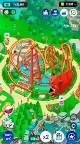 Idle Theme Park Tycoon — لقطة شاشة 2
