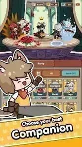 Cat Legends: Idle RPG — لقطة شاشة 1