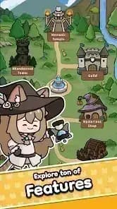 Cat Legends: Idle RPG — لقطة شاشة 2