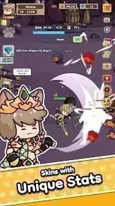 Cat Legends: Idle RPG — لقطة شاشة 5