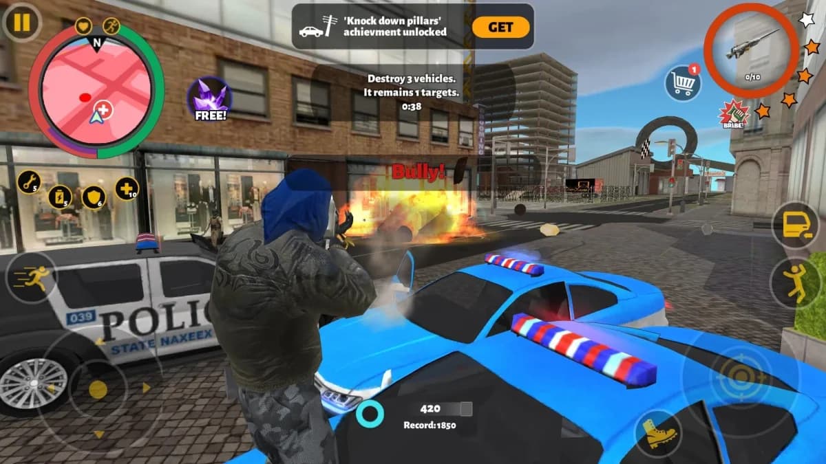 Rope Hero 3 — لقطة شاشة 2