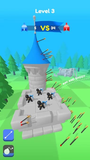 Merge Archers — لقطة شاشة 1