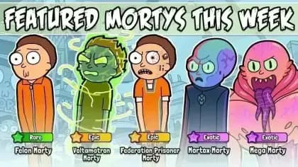 Pocket Mortys — لقطة شاشة 2
