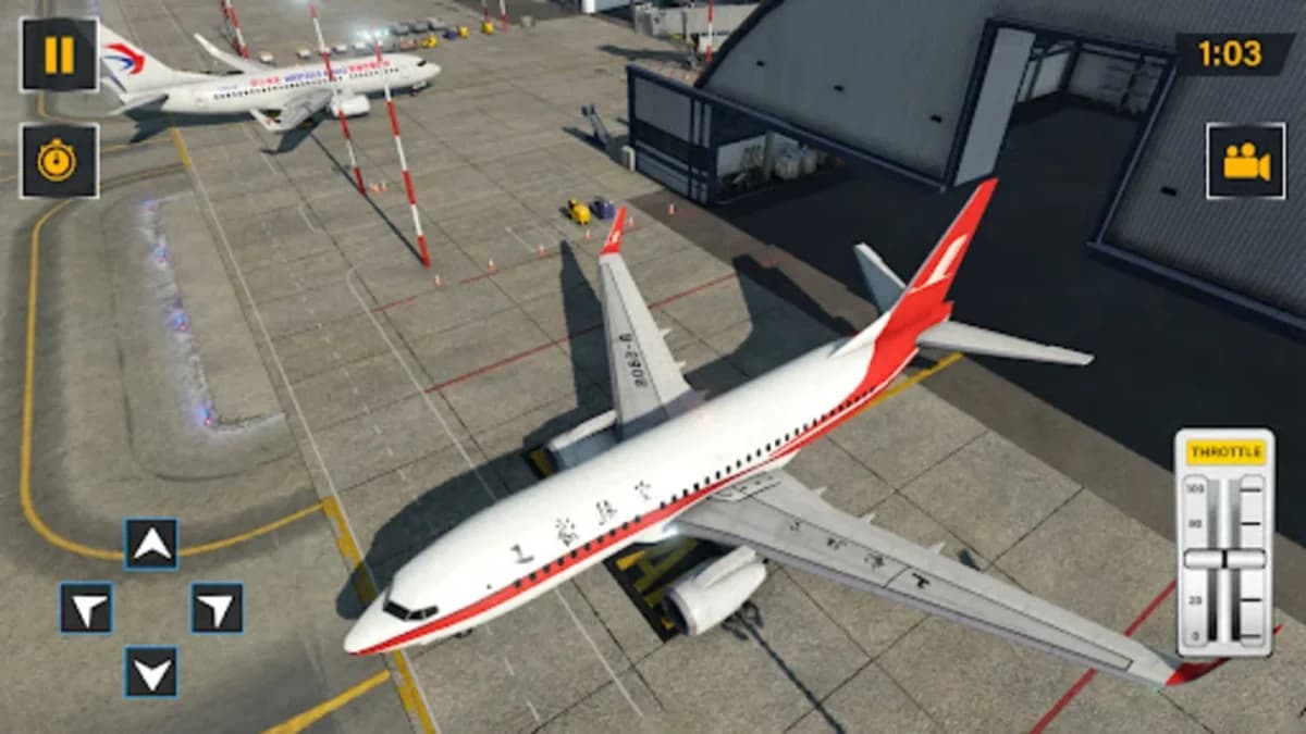Pilot Flight Simulator Offline — لقطة شاشة 1